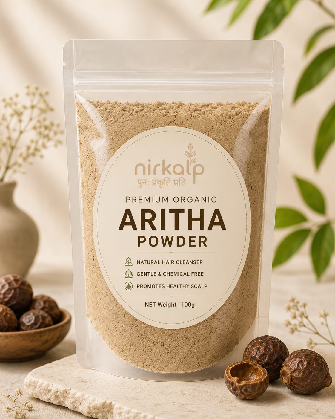 Nirkalp Organic Aritha Powder
