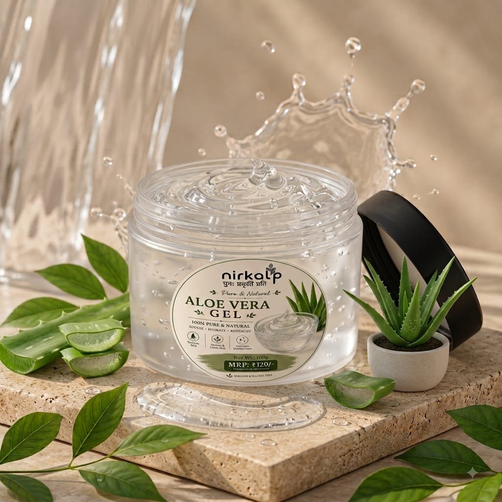 Nirkalp Aloe Vera Gel for refreshing and hydrating skin care