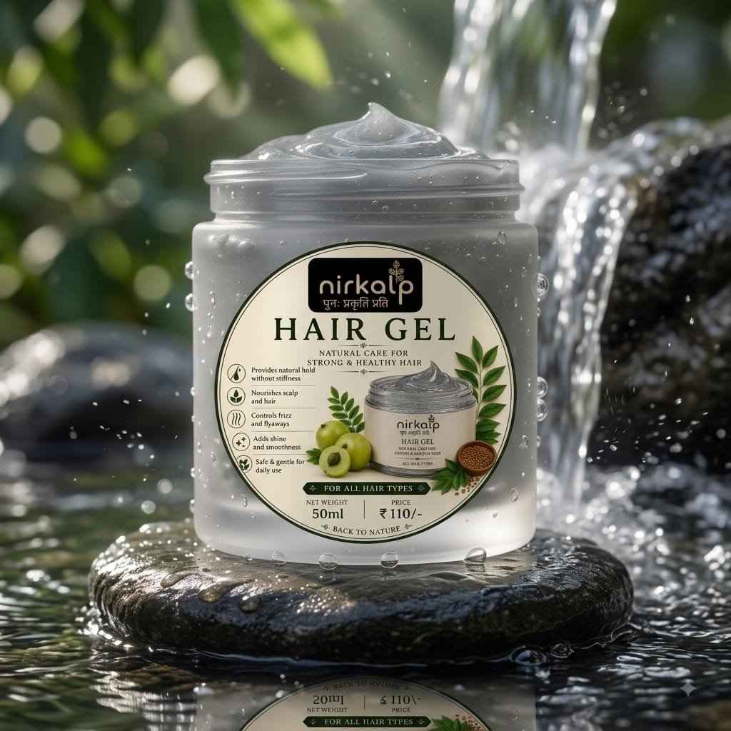 Nirkalp Hair Gel with Amla Bhringraj Neem Methi and Jatamasi Extract